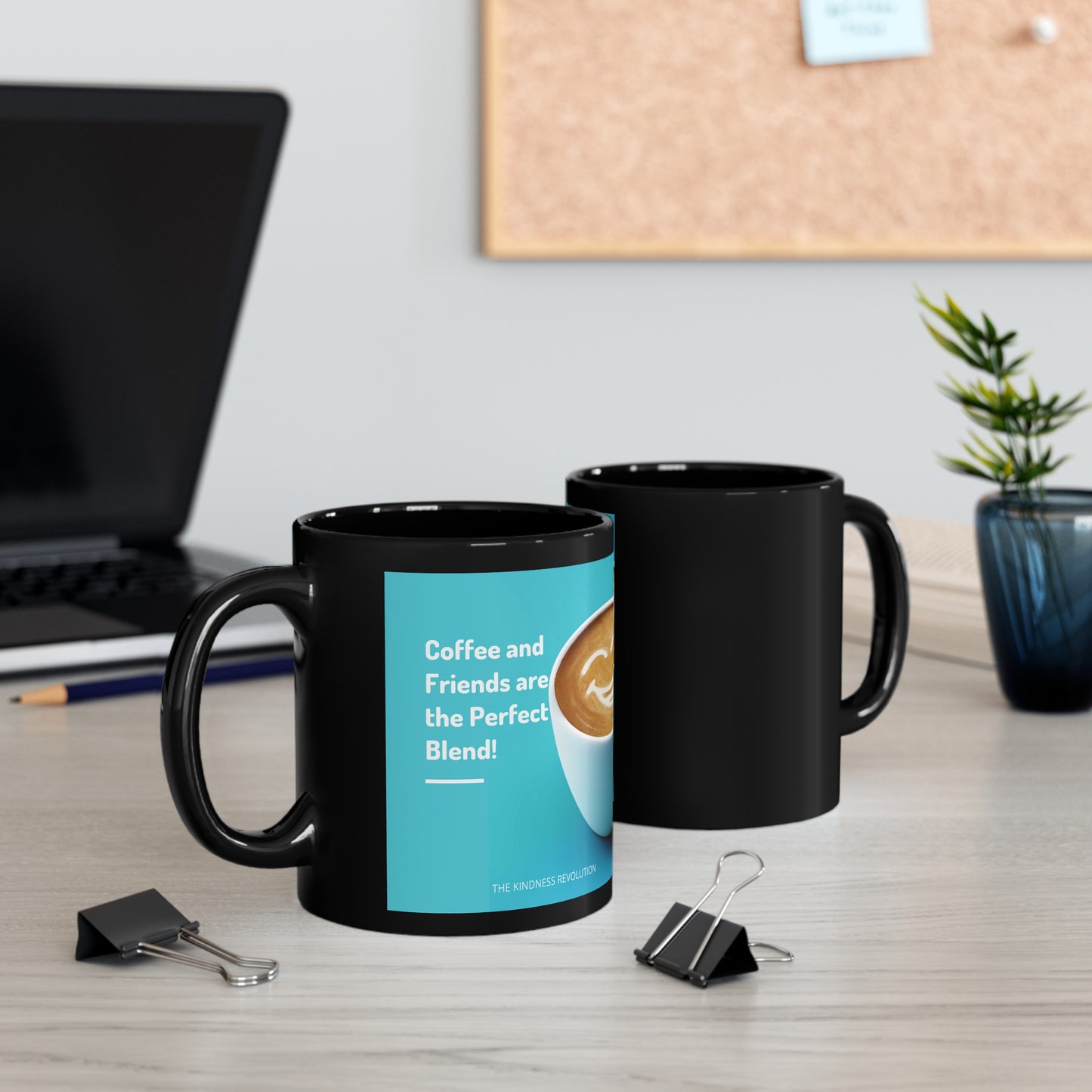 11oz Black Mug