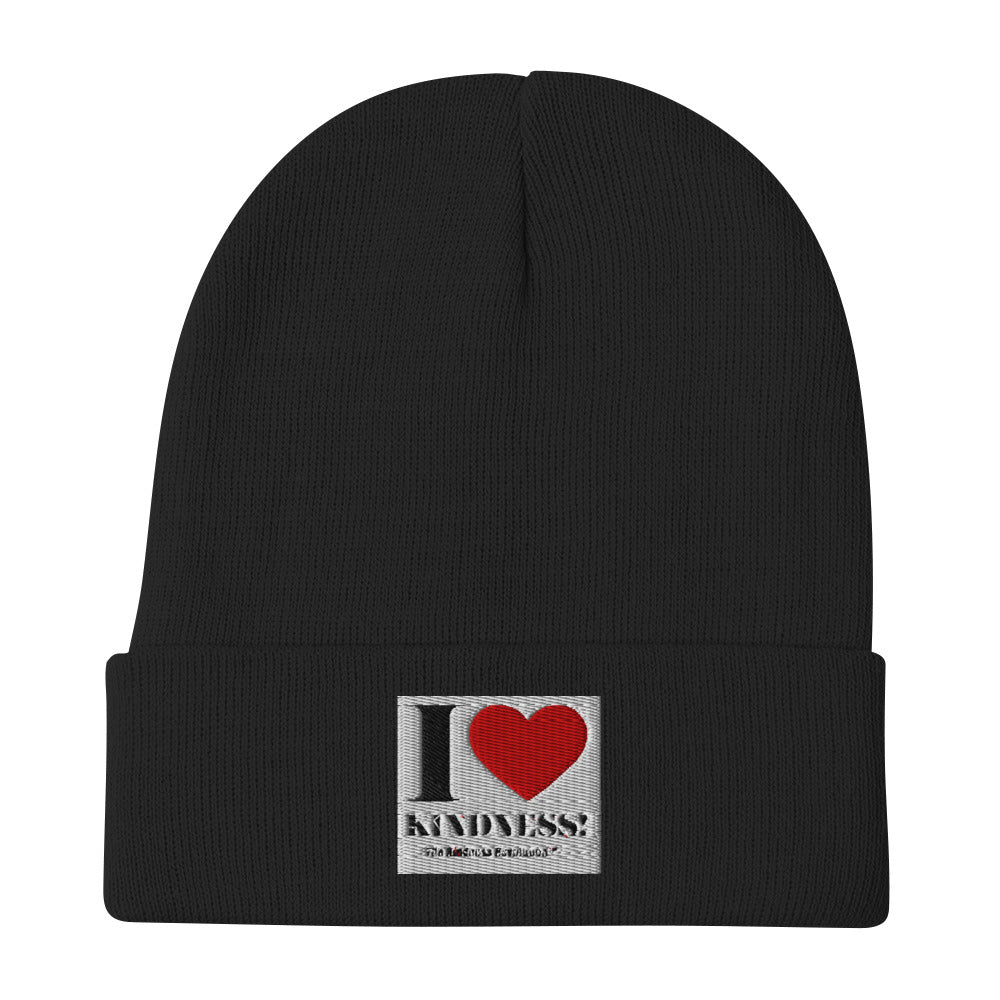 "I HEART Kindness" Embroidered Beanie