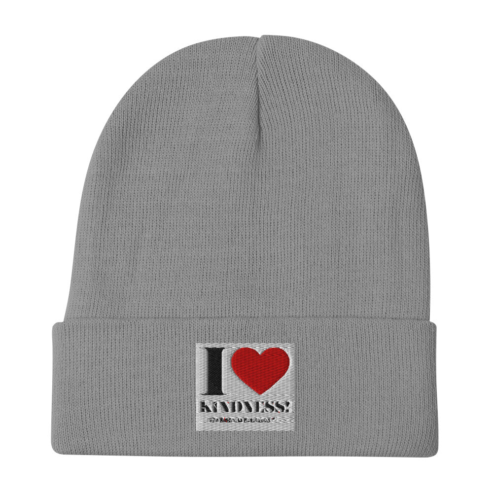 "I HEART Kindness" Embroidered Beanie