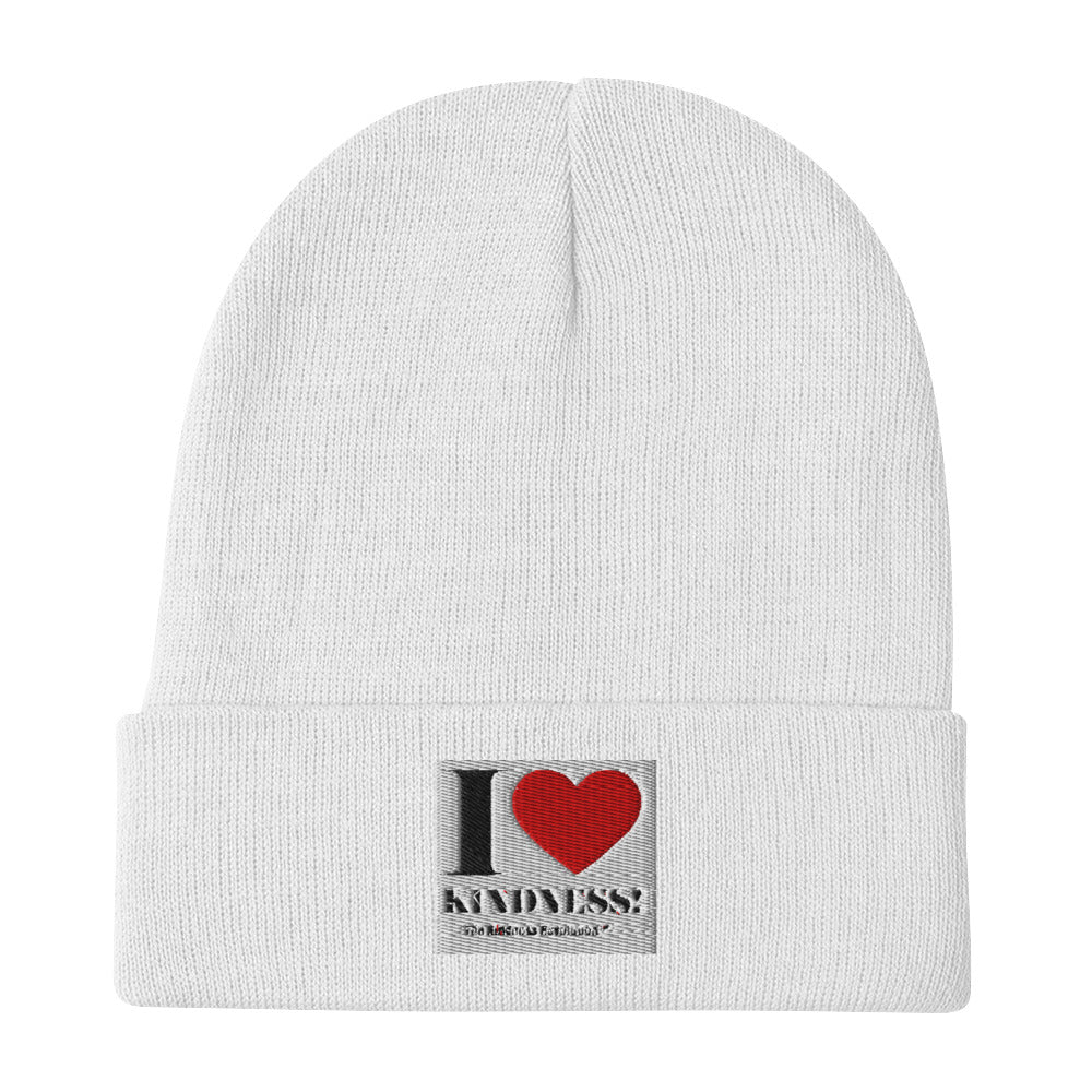 "I HEART Kindness" Embroidered Beanie