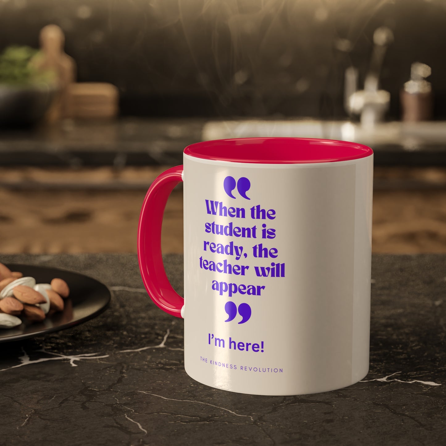 "When the student is ready"...Colorful Mugs, 11oz