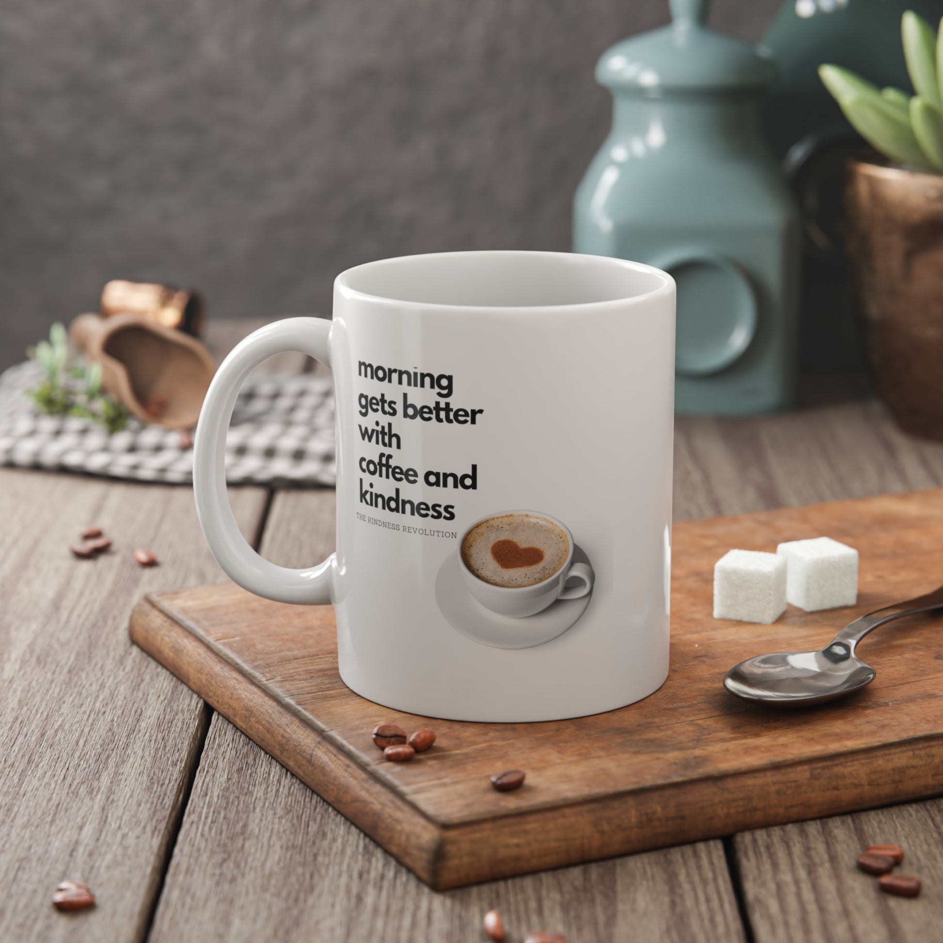 White Ceramic Mug, 11oz