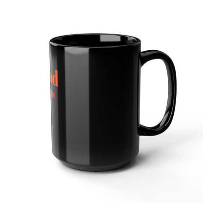 "be the good" Black Mug, 15oz